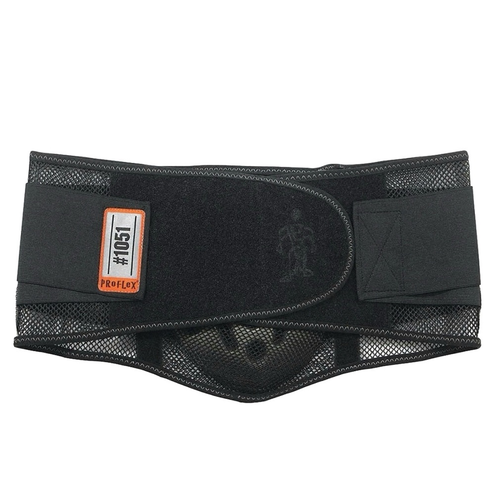 Tenacious Ergodyne Work Gear Proflex Back Supports Black Large 34” - 38” NEW - Picture 2 of 5